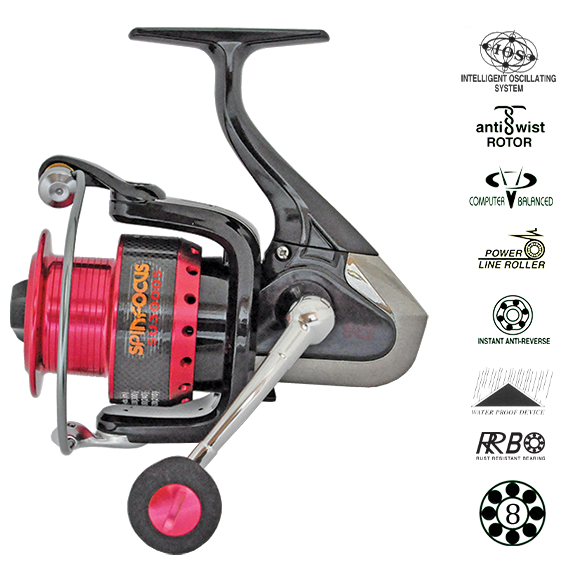 TICA Spinfocus SU Spin Reels - Buy 2 for $149