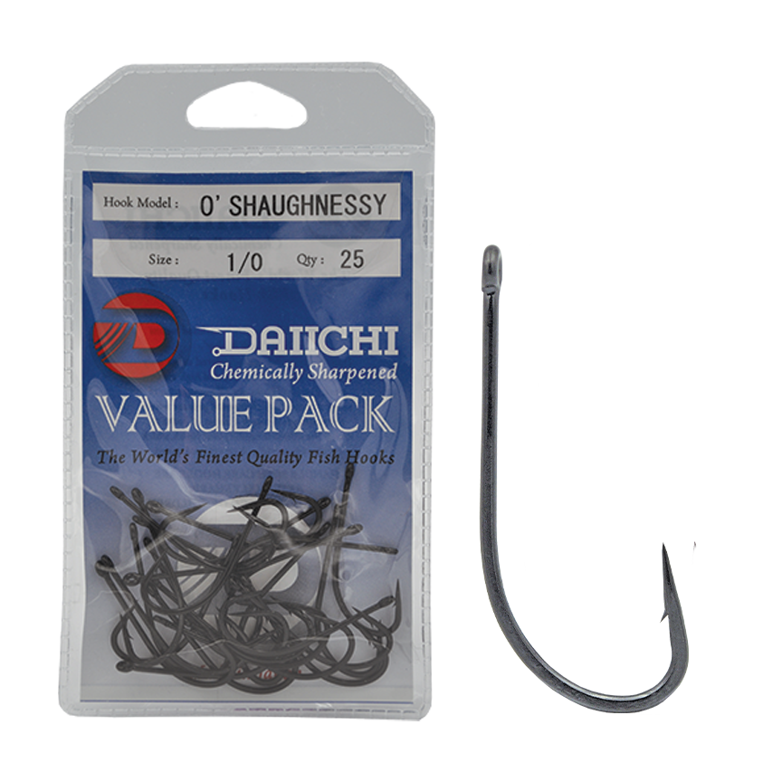 Daiichi O'shaughnessy Hooks - Value Pack