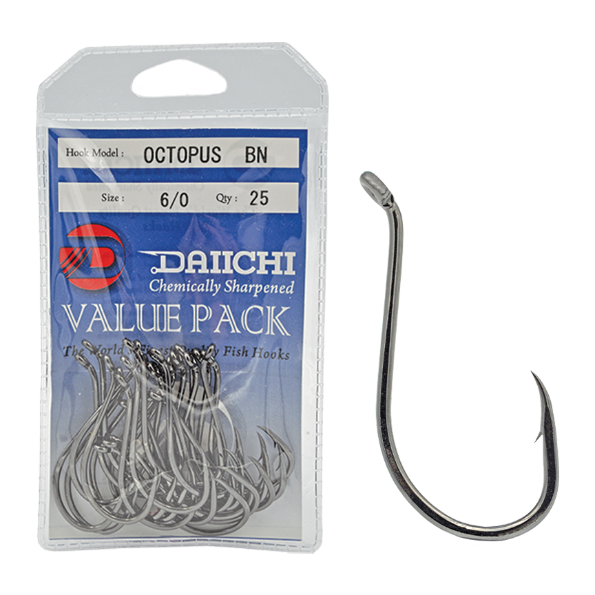 Daiichi Octopus BN Hooks - Value Pack
