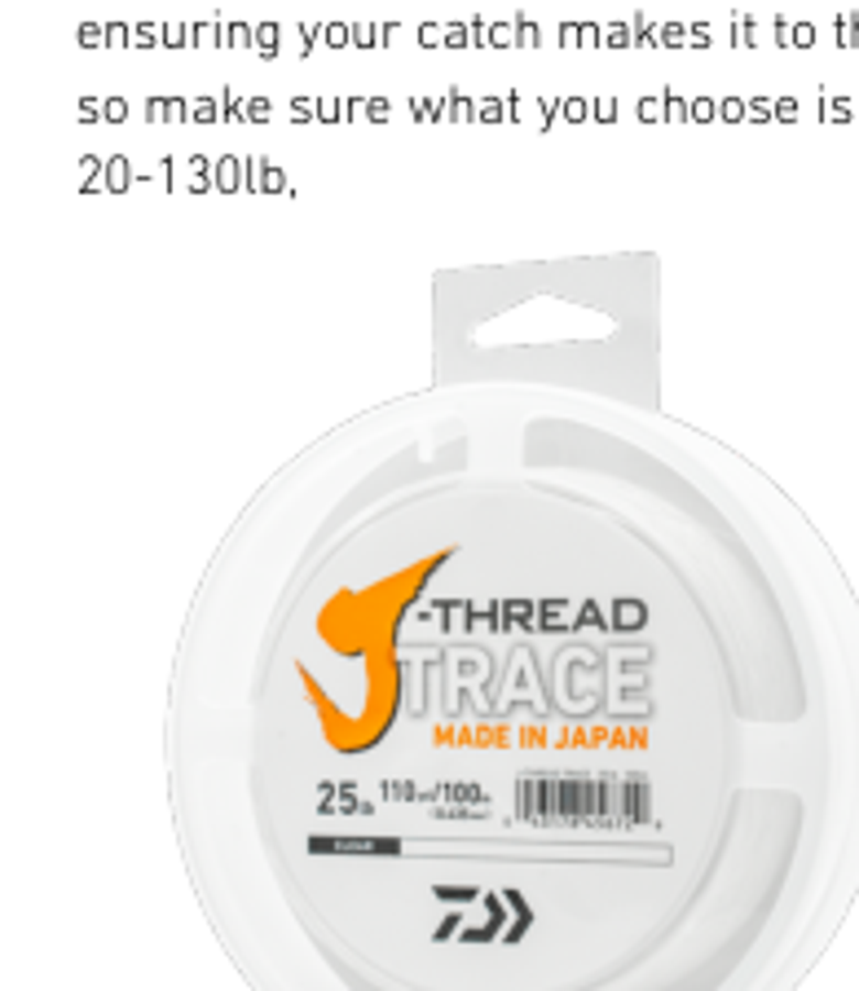 Daiwa J-Thread Trace genuine spool – Daiwa 2026/27 catalogue
