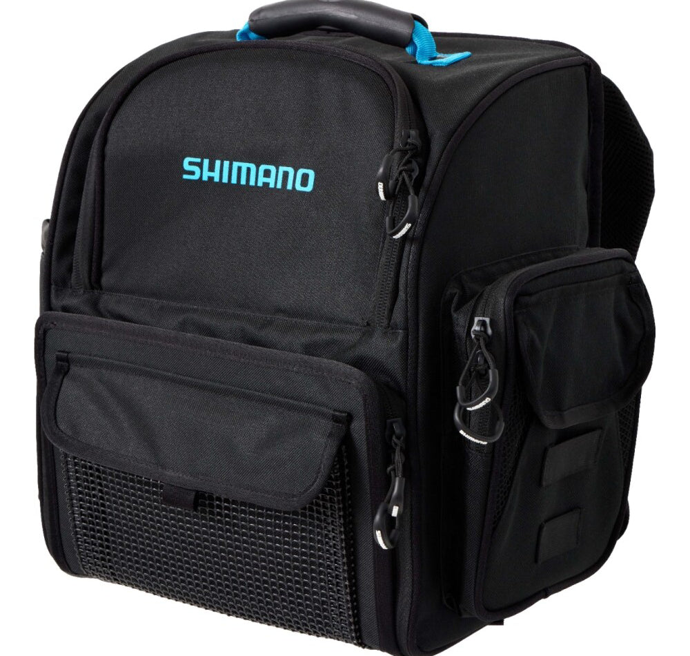SHIMANO Backpack Medium w Tackle Boxes Black 2025 Release