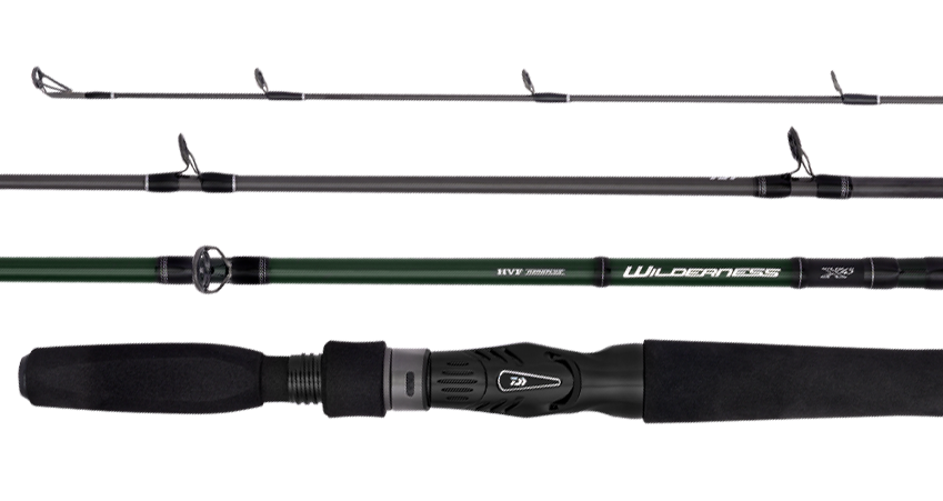 DAIWA 20 WILDERNESS SPIN TRAVEL ROD 765 MLFS 2-5KG