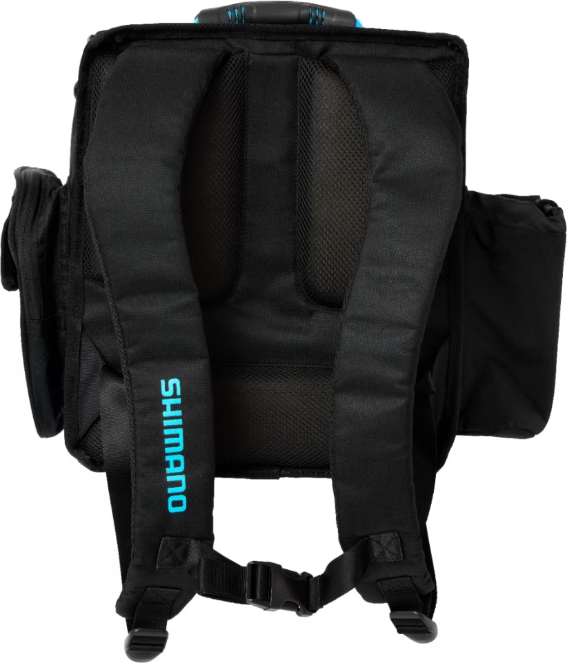 SHIMANO Backpack Medium w Tackle Boxes Black 2025 Release
