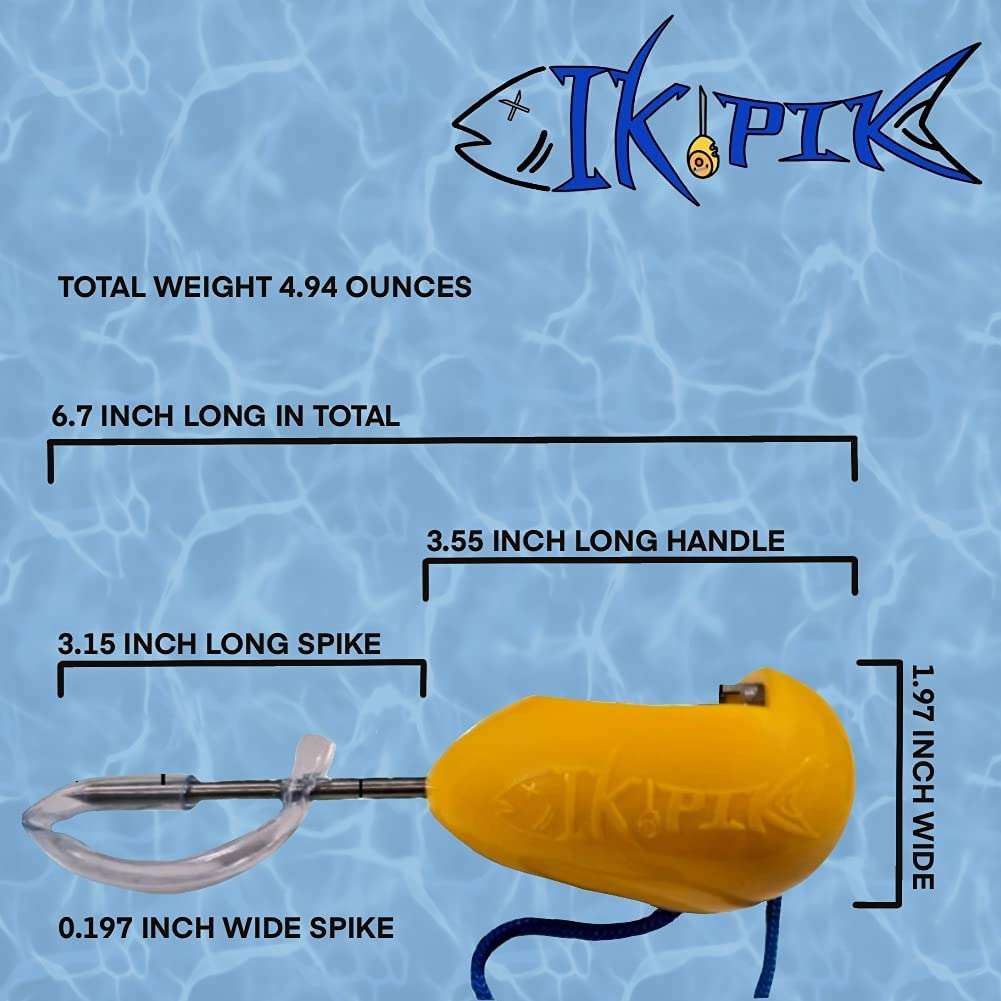 The IkiPik | Ikejime Fish Spike Plastic Grip & Bottle Opener