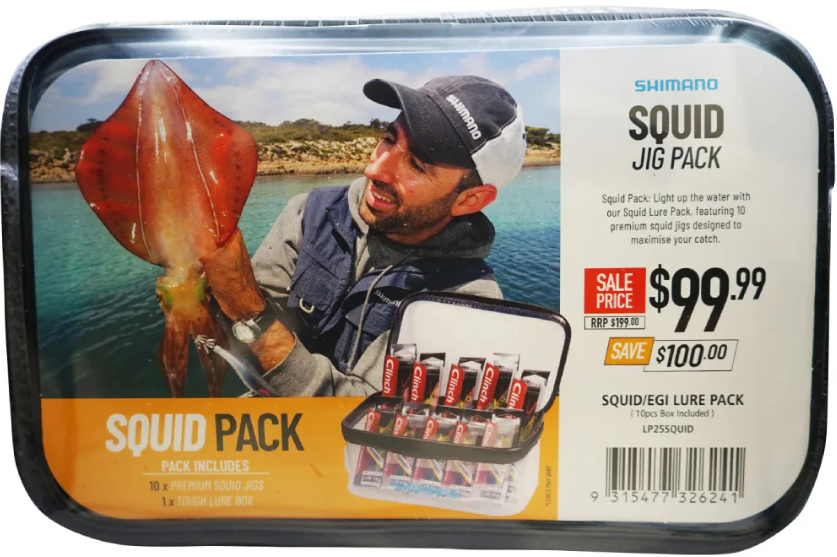 Shimano Sephia Squid Jig Pack - 10 Jig BLACK FRIDAY SUPER SALE